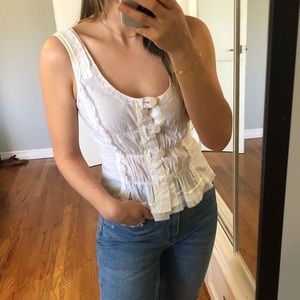 Free People vintage inspired feminine top
